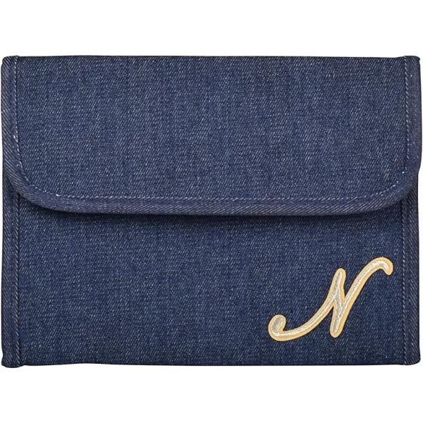 バリエーションコード : 2B65C4WDYI・デニム地にイニシャルがついた 母子手帳 マルチケース です。インディゴ、ストライプに２タイプよりご選択できます。・じゃばら式なので開けやすく、中身もがばっと引き出せるので収納も便利です。カード...