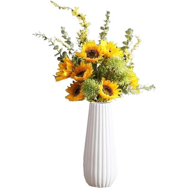 花瓶 陶器 白 おしゃれ 北欧 風 一輪挿し アンティーク 雑貨 インテリア ガーデニング フラワーベース モダン 小 ホワイト 小 の通販詳細 花瓶 陶器 通販