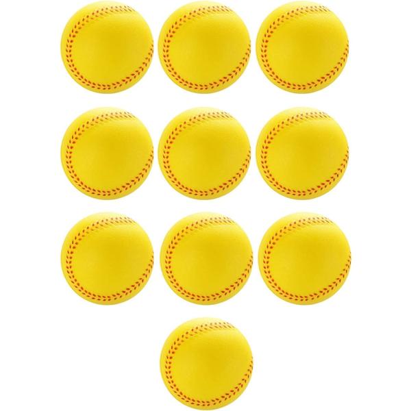 バリエーションコード : 2B6KWKPQ5Q・野球の練習用ウレタンボール、10個セットです。・柔らかさのあるボールなのです。バッティング練習に使っても、打撃音も静かで遠くに飛びにくいので回収も楽です。・キャッチボール、バッティング、トスバ...