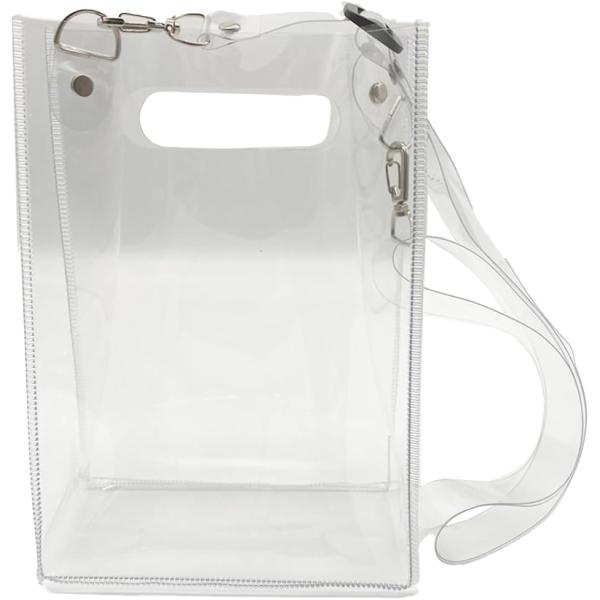 バリエーションコード : 2B6NPRVX0O・サイズ　横15cmx縦21cmx奥行8cm　重量198ｇ・カラー　透明タイプ　調整サイズ　「ベルト長さ金具入り」65cm〜117cm