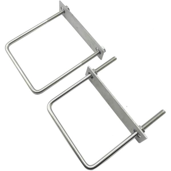 バリエーションコード : 2B6WPGN9WV・穴を開けずにアルミ柱への固定ベースを作れる、 コ型ステンレスボルト2個セットです。・防犯ライトや物干しベース、目隠し、日よけ、加工しやすい木材への変換固定ベース、ブラケットへの配管の固定、その...