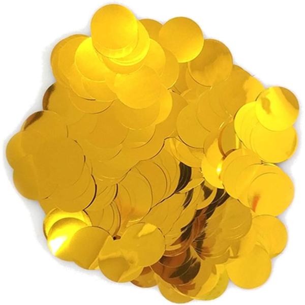 ・金色の紙吹雪です。・軽量なので綺麗に舞います。表裏両面ゴールドなので舞った時にキラキラ光り、豪華で見栄えが大変良いです。・たっぷり100g入っているので複数人が使用するのに向いています。透明な風船などに入れても華やかです。誕生日やクリスマ...