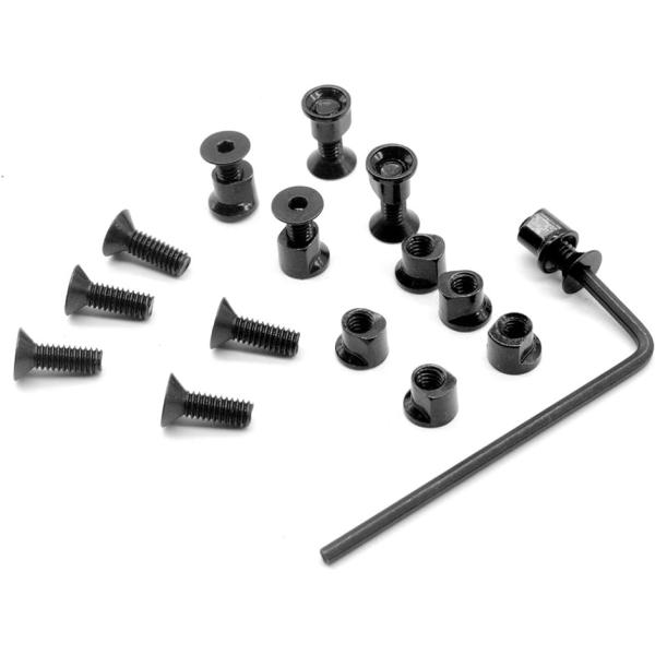 ピカティニーレールkeymodスタッドねじ 鋼製スクリューとナット10セット入り交換用 キーモッド対応スペア用 MDM( ブラック)