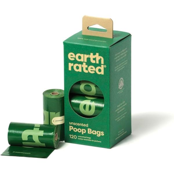 他サイト： Earth Rated 正規輸入品ペット用エチケット袋 120枚入(無香料,  120枚)の商品画像