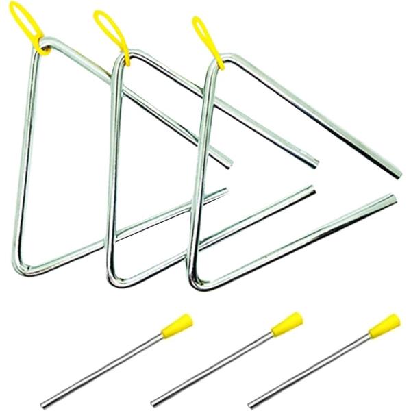 バリエーションコード : 2BJQDCHS60・A'sTool トライアングル 6寸 打楽器 知育玩具 演奏 3個 セット・保育園や幼稚園でのお遊戯会や発表会、学芸会やクリスマス会など様々な場面の演奏でご使用いただけるトライアングル3個セッ...
