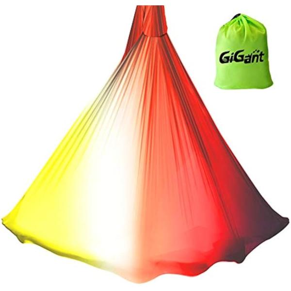 バリエーションコード : 2B82SO24VGGiGant 国内 エアリアルヨガ用ハンモック。ハンモックのみ欲しい方、追加でカラー違いがほしい方のご要望にお答えして待望の単体ハンモック。サイズ：約5ｍx幅約2.8ｍ 素材：ナイロン内容：本体...