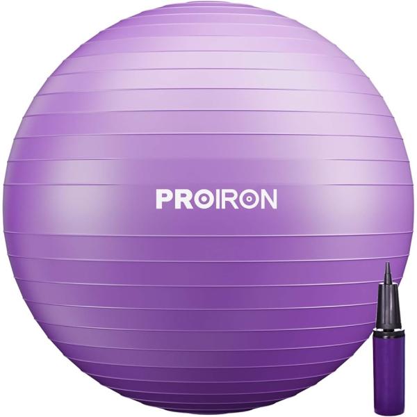 バリエーションコード : 2B8WLIN9LG・?［高品質素材］ PROIRONバランスボールは、高品質で厚い2mm PVCで作られています。3つのファッショナブルな色で利用できます。使いやすいハンドポンプも含まれています。・?「SGSによ...