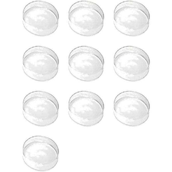 培養用 皿 シャーレ ペトリ皿 60mmx15mm ポリスチレン プラスチック容器 10個 クリア( 60mm)