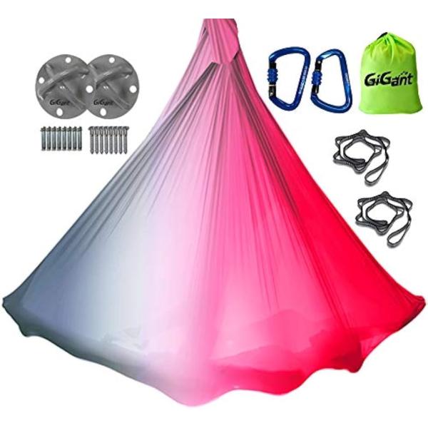 バリエーションコード : 2B8SI94ICU「おかげさまで累計販売台数6642台突破」GiGant (ギグアント)エアリアルヨガハンモックベストセラーNo.1商品から待望のNEカラーバリエーションが新登場。「まだほとんどのヨガスタジオでも...