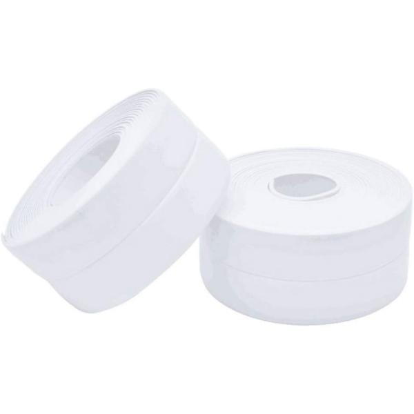 「美しい水回りに」すき間隠しやコーナーの補修にお使い頂ける防水テープ2個セットです。ハサミで簡単にカットができ、テープの中心には溝がありますので曲げやすく、コーナーにもしっかり貼り付けができます。「汚れ対策にも」キッチンや洗面所、バスルーム...