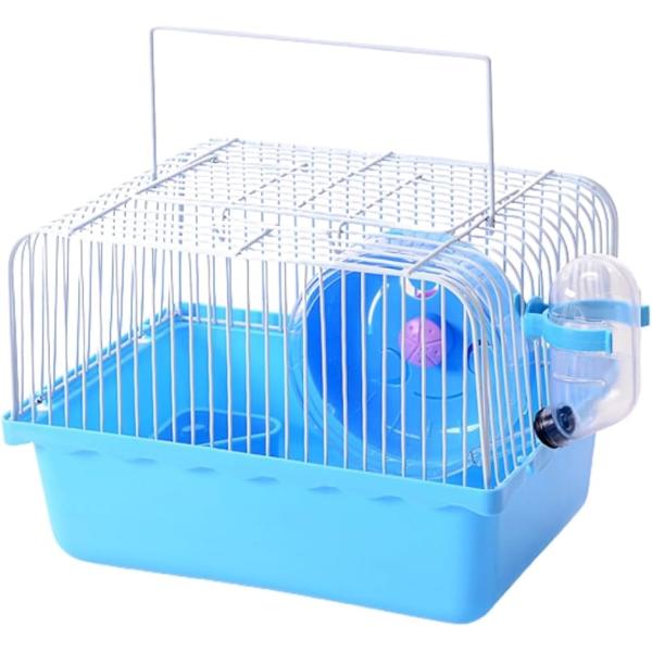 バリエーションコード : 2B91OLW2QF「ハムスターとのお出かけにぴったり」通院や旅行などのお出かけに最適な小動物用キャリーケースです。軽量なプラスチック製で、水洗いが可能なためお手入れも簡単。上部は丈夫な金属製ケージで通気性が良く、...