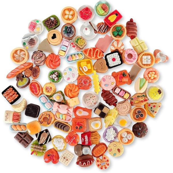 バリエーションコード : 2B92DVJ3T6商品仕様 ： 材質：高品質プラスチック ＊こちらは本物の食品ではなく、デコレーション用のパーツです。サイズ：約2.5cm〜4.5cmドールハウスの飾り付けに ： キッチン、ダイニングルーム、カフ...