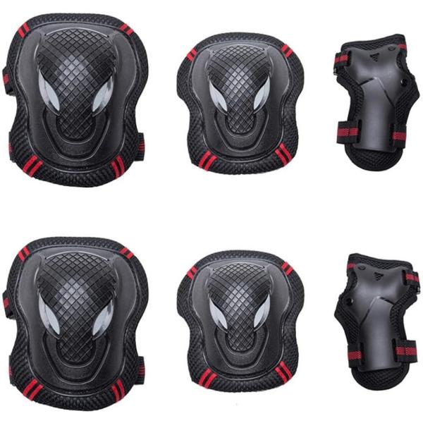 バリエーションコード : 2BUU6F2QUQ「安心のプロテクター6点セット」転倒によるケガ防止をサポートするプロテクター。しっかりとした固定でズレにくいです。「湾曲構造で落ちにくい」ひざやひじにフィットする湾曲構造で、動いてもズレにくく快...