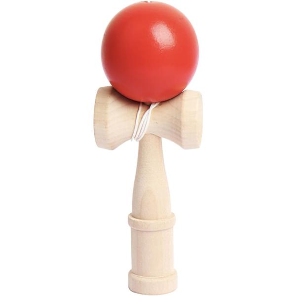 バリエーションコード : 2B94F666ROベーシックな木製けん玉です。お子様から大人の方まで伝統的な日本のおもちゃに親しんでいただけます。ブナ材を使用しているので手に馴染みが良く、初心者から上級者まで幅広いレベルの方にお楽しみいただけま...