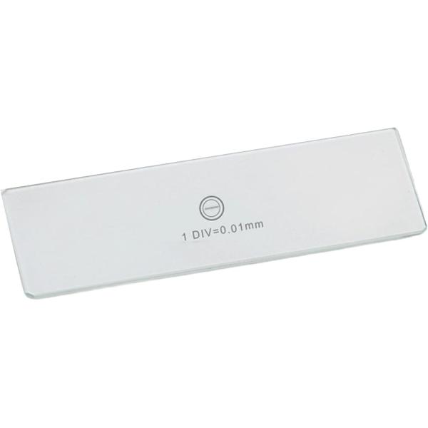 0.01mm単位で視野や倍率の校正が可能 顕微鏡の性能確認に使用できる、スケール付きガラスプレパラートです。デジタル顕微鏡／光学顕微鏡どちらにも対応 教育・製造・研究現場など、幅広い分野で活用されています。対物ミクロメーター／マイクロメータ...