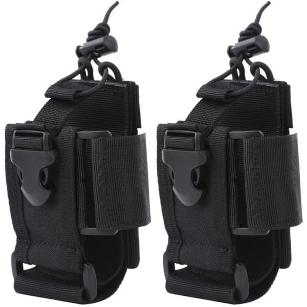 バリエーションコード : 2B95KQOKJQ小型ラジオや無線機、トランシーバーを格納できるラジオポーチ2個セットです。ブラックで他の装備に合わせやすいカラーをご用意いたしました。情報のいち早い入手と両手を使える便利さを両立できるポーチです...