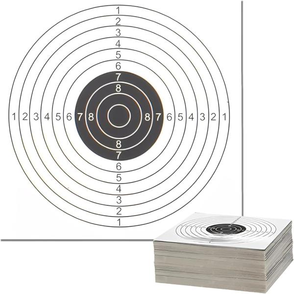 バリエーションコード : 2B95WRUQWI「貫通しやすい紙」紙の的はモデルガンの弾が貫通するため、弾が当たった場所が明確に分かります。射撃の精度を詳細に評価することができ、どの部分に当たったかを一目で確認することができます。「軽量＆薄い...