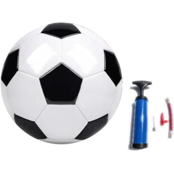 バリエーションコード : 2B98HH30L5サッカーボール （エアポンプは付属しません） 「白と黒」クラシック且つトラディショナルなデザインです「ボール仕様」サイズ:５号 直径：21.5cm 重さ：約280ｇ 《素材》合成皮革(PU) 「...