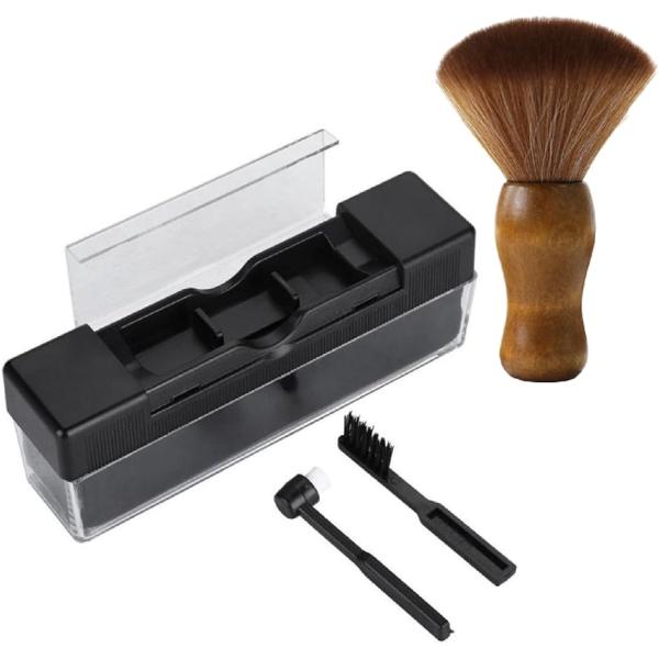 バリエーションコード : 2B98HXOUJCレコードクリーナーのセット: このセットには、LPレコード盤の静電気除去とほこり取りに最適な除電のブラシが含まれています。レコードのクリーニングとメンテナンスを簡単に行えるように設計されています...