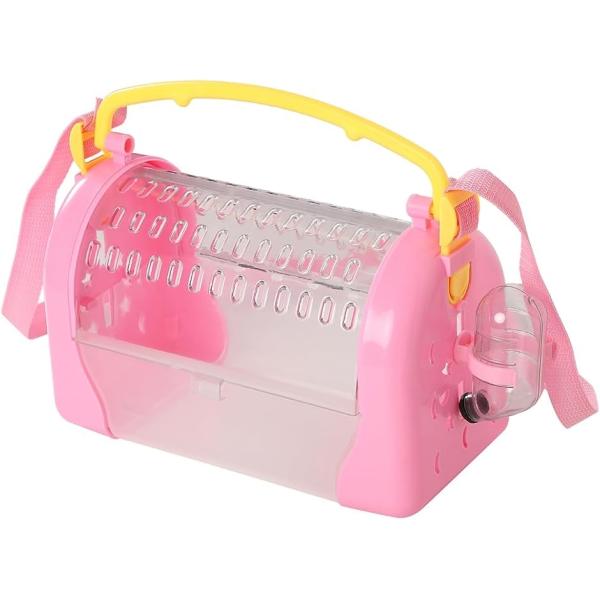 バリエーションコード : 2B9JQUS80X「ペットとのお出かけに」旅行や通院時に便利な小動物用キャリーケースです。プラスチック製ですので軽く、汚れても水洗いができます。透明なので、いつでもペットの様子を確認できます。「様々な用途に」移動...