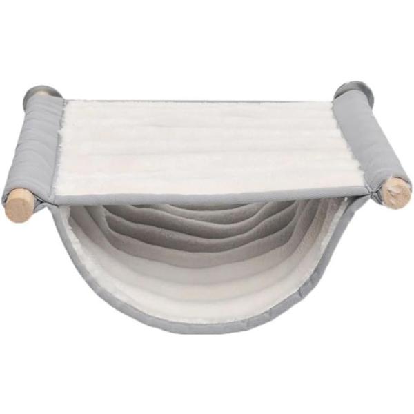 「抜群の快適さ」フランネル素材で作られた鳥の巣は、あなたの小さなペットに暖かさと安心を与えます「遊びと休息の楽園」独自の2層デザインがペットに楽しい遊び場と快適な休息の場所を提供します。.「取り付け・お手入れ簡単」簡単な取り付けと水洗い可能...