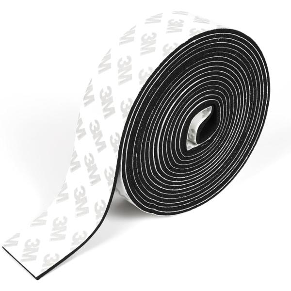 クッション、保護材として、様々な?途で使?可能です。金属が当たる箇所の騒音低減ゴム。粘着部分には?品質の3M製を使?、扱いやすく、はがれにくい。耐摩耗性：丈夫で切れにくい素材の使?。屋内外で使?可能。「仕様」?さ：3メートル　幅：30mm　...