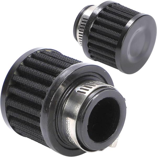 バリエーションコード : 2B99OW23DTバイク用の小型エアフィルター(エアクリーナー)2個セットです。取付口のサイズはφ12mm/φ25mmからお選び頂けます。ブリーザーフィルターやパワーフィルターとしてご使用頂けます。ミニサイズのエ...