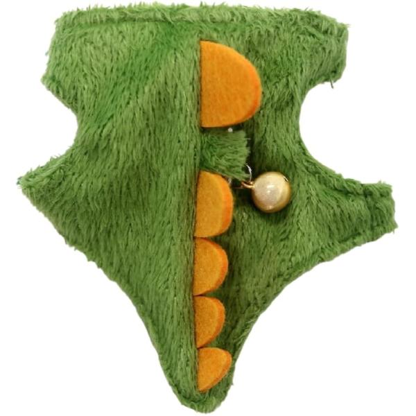 バリエーションコード : 2B9CQFNRLW「ユニークなデザイン」恐竜をイメージしたキュートなデザインで、フェレットの魅力をさらに引き立てます。お散歩や写真撮影で、周囲の注目を集めること間違いなし。「調整可能でしっかりフィット」フェレット...