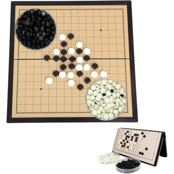 「持ち運びのストレスを解消。」「対局や練習のための道具を持ち運ぶのが大変」という悩みを解決するために、この折りたたみ式の囲碁セットが生まれました。リュックサックや手提げかばんにすっぽり収まるサイズ感で、どこでも気軽に囲碁を楽しめます。「いつ...