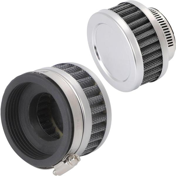 バリエーションコード : 2B9JTHCGK8バイク用の薄型パワーフィルター2個セットです。取付口のサイズはφ35mm/φ42mm/φ50mm/ φ54mm/ φ60mmからお選び頂けます。薄い小型ミニサイズのエアフィルターの為、狭いわずか...