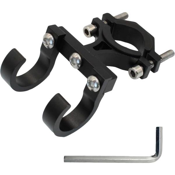 バリエーションコード : 2B9K591934「ダブルフック仕様の荷物掛け」自転車・バイクなどに取付可能な多様な小物を同時にかけることができるハンドルフックになります。フックが2つあることで、コンビニ袋や傘、ボトル、ヘルメットなどが掛けれる...