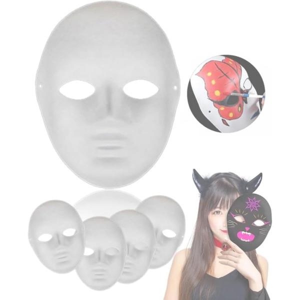 バリエーションコード : 2B9Q184GVJ「あなただけのお面を作ろう」あなたのアイデアでアレンジ。世界にひとつだけのオリジナルマスクを作ろう。個性を生かせるハンドメイドでコスプレを楽しもう。＊ サイズ：高さ22cm、幅17cm、厚さ6c...