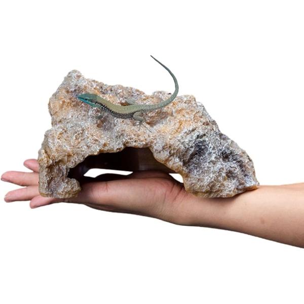 バリエーションコード : 2B9L3HC199登って遊べる爬虫類 シェルターで健康をサポート：高低差を活かしたデザインがレオパ、カナヘビなどトカゲ類やヘビなどの爬虫類の体温調節や活動に最適。日光浴や隠れ家としても利用でき、ペットの健康と快適...