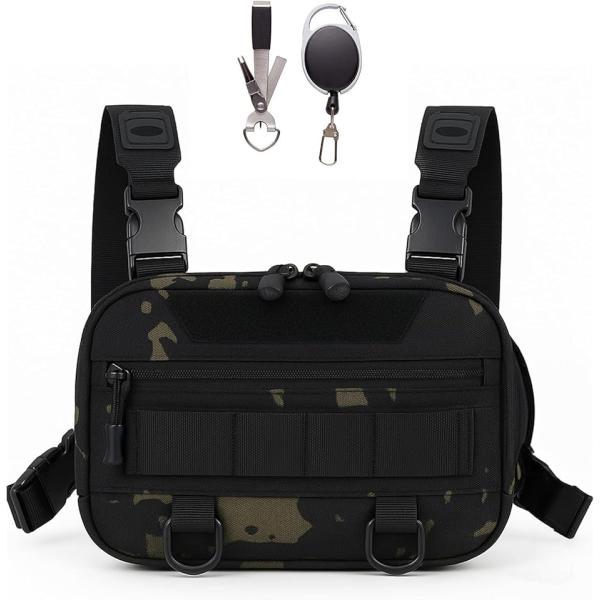 バリエーションコード : 2B9WOW44JF＊サイズ、24cmx15cmx6cm　280g ＊カラー: ブラック、迷彩 ＊素材: オックスフォード生地、耐久性と防水性あり 小型ながらも複数のポケットが備わっており、必要な道具や小物を整理し...