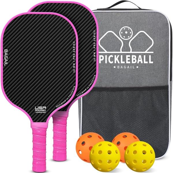 バリエーションコード : 2B9PIKQ3DKUSAPA 承認：BAGAILのピクルボールパドルは、USA Pickleball Association（USAPA）によりトーナメントプレイに承認されており、高い安全性とプロフェッショナリズ...