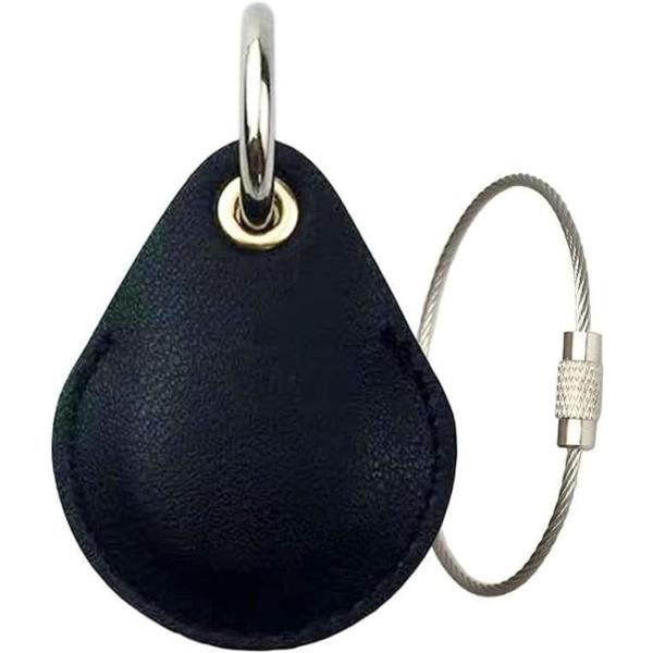 「カラー」ブラック「サイズ」縦6ｃｍ　横５センチ「付属品」・ケース・ワイヤーリング・カラビナ「素　材」フェイクレザー「機　能」防水