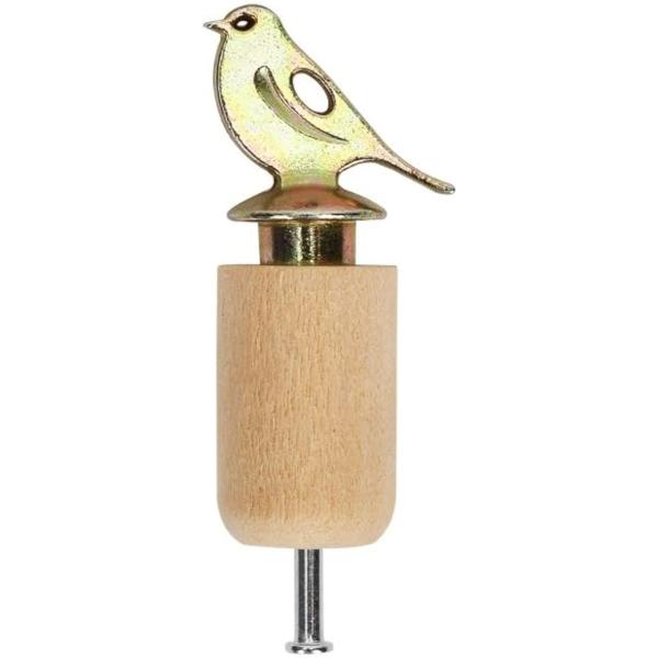 小鳥の金属チャームがついた可愛らしいバードコールです。うまく鳴らせば野鳥が仲間の鳴き声と勘違いして寄ってきたり、鳴き声を返して着たりする効果があります。紐を羽部分に通すことで首からぶら下げて持ち運ぶこともできます。鳴りが悪いと感じたときは松...