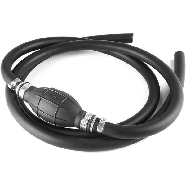 バリエーションコード : 2B9RCXWN0Q手動で使用するオイルポンプホースです。厚手のホースを採用していて耐久性があります。ゴム製の握りやすい給油ポンプを加圧することで、水やガソリン、オイルや灯油などの液体を簡単に供給・交換できます。手...