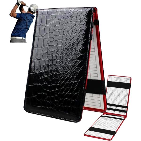 バリエーションコード : 2B9S4VRF1C高級感あふれるPUレザー製ゴルフ用スコアカードホルダー(スコアカード2枚と鉛筆付き)です。おしゃれなクロコダイル柄で、ブラック、レッド、ピンクの3カラーからお選びいただけます。11x18cmの縦...