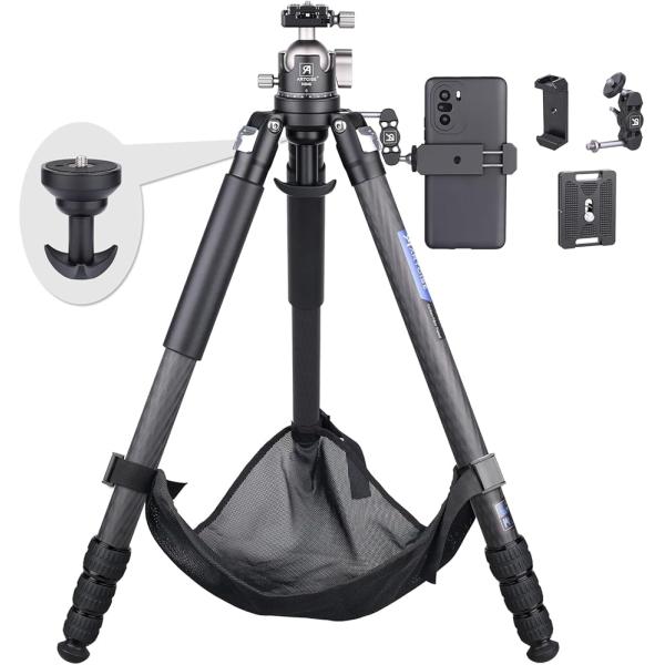 軽量＆高安定カーボントラベル三脚32.5mm管経