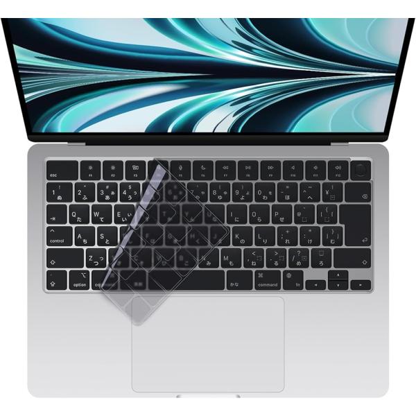 バリエーションコード : 2B9TDGORQX「快適なフィット感」2021-2024年発売のMacbookシリーズにぴったり合うこのキーボードカバーは、M3/M2チップ搭載のMacbook Air 13/15(2024)/Macbook P...
