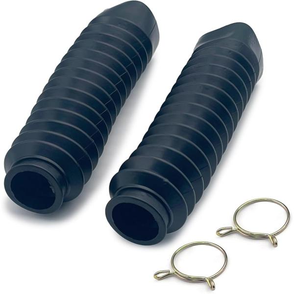 バリエーションコード : 2B9UQ5V8PXフロントフォークブーツは、擦り切れたブーツの交換や、クラシカルな雰囲気へのドレスアップを求める方におすすめのアイテムです。フロントフォークの保護だけでなく、車体の印象を変えたい方にも適しています...