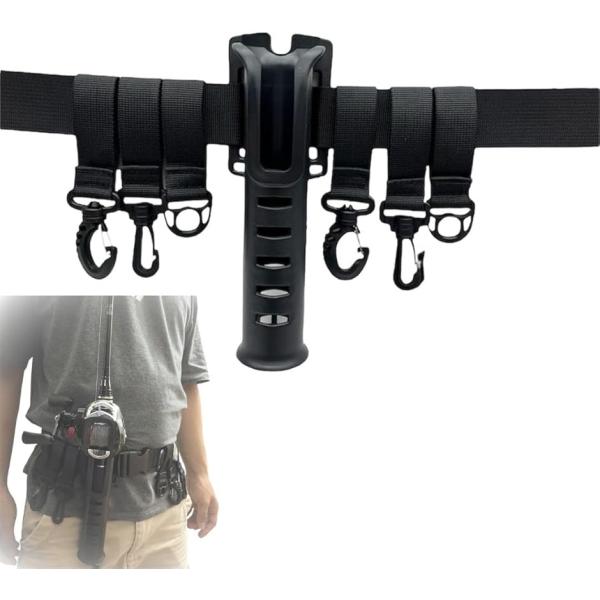 バリエーションコード : 2B9UWTNCSY「多機能フィッシングベルトで、釣りの効率を高めます」このフィッシングベルトは、釣り道具をスマートに整理し、すぐにアクセスできる汎用アイテムです。6つのフックが付いており、プライヤー、ラインカッタ...