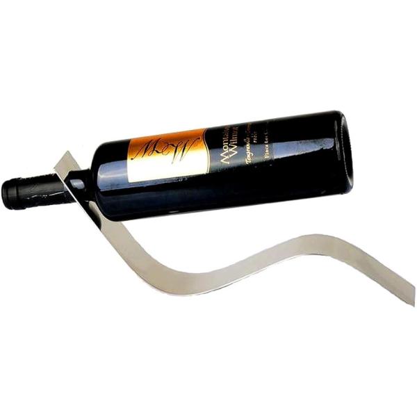 バリエーションコード : 2BF24BJFF3・ワインボトルを空中でスタイリッシュにディスプレイするステンレス製「ワインホルダー」です。・お気に入りのワインをホルダーにセットするだけで、絶妙なバランスで空中にボトルをキープ。・ワインボトルそ...