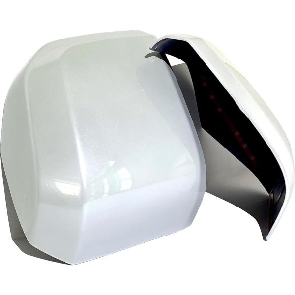 バリエーションコード : 2B2X8T19G4「商品説明」ハイエース200系 6型に 純正色ドアミラーカバー登場。「ミラーをこすってしまった」「駐車スペースに同じ車がいて自分の車が分かりにくい・」「愛車に高級感を出したい」等ご要望にお応えし...