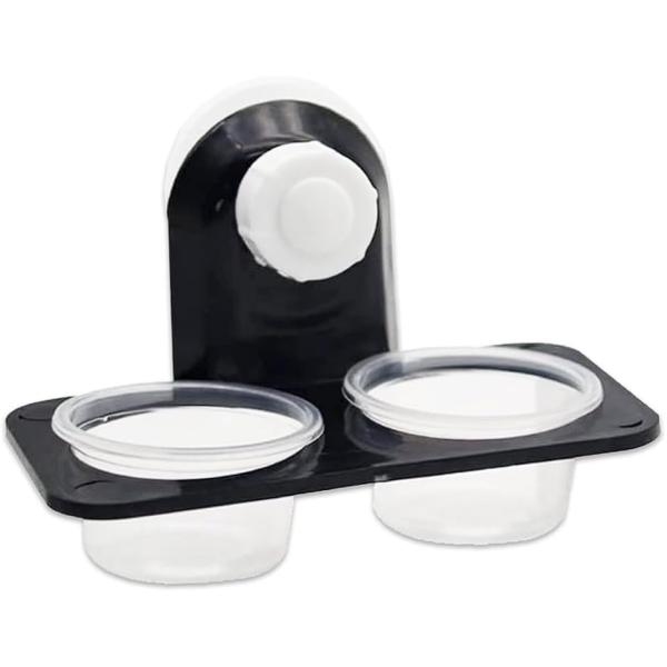 「爬虫類の水入れ・フードトレイに」爬虫類や両生類、昆虫等のペットの餌や水の供給に最適なフードトレイです。取り外しできる容器で左右2皿に分かれているため、入れ替えのタイミングをズラすこともできますし、エサ入れと水入れを分けて効率的に管理するこ...