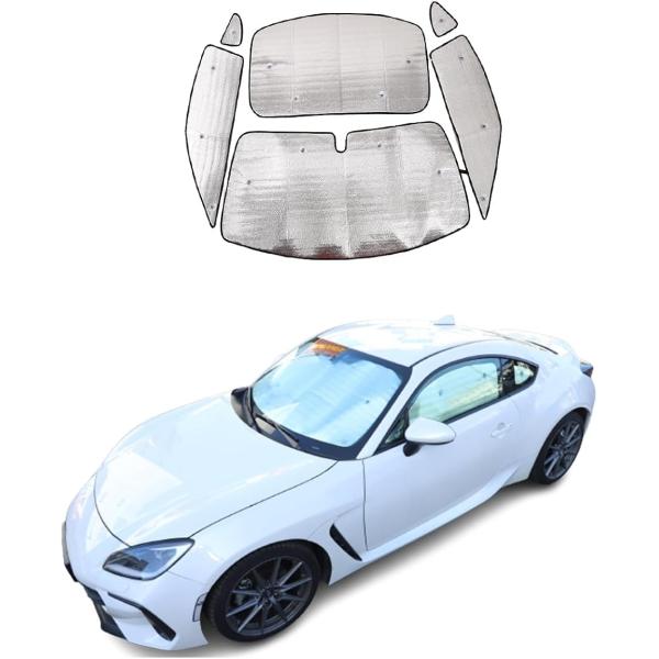 スバル BRZ/トヨタ 86 専用 2022〜2023に適用 サンシェード 車サンシェード 全窓対応 遮光シェード 車用サンシェード