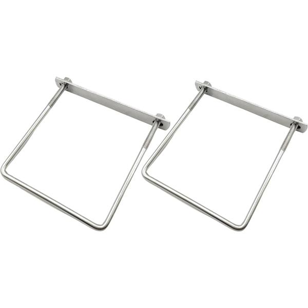 バリエーションコード : 2B6WPGN9WV・穴を開けずにカーポート、アルミ柱への固定ベースを作れる、 コ型ステンレスボルト2個セットです。・約1.5ｃｍ厚の材木を、アルミカーポートの柱、上下にガッチリ固定できます。固定した木材をベースに...