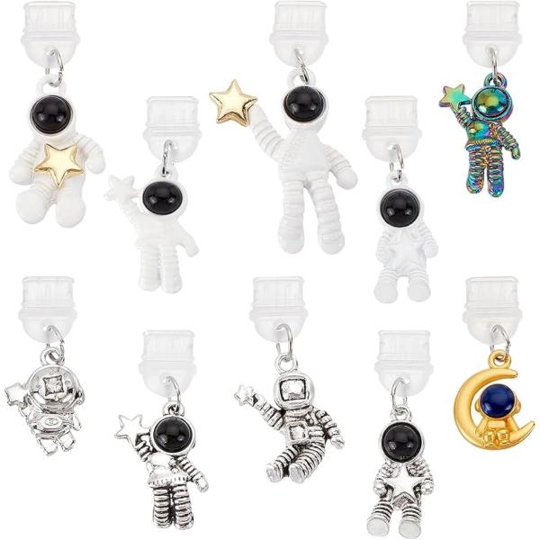 バリエーションコード : 2BJCXCDTDLパッケージとサイズ：宇宙飛行士携帯防塵プラグペンダント10個入り；サイズ：長さ約28〜41mm、チャーム: 16〜31mm；日常使用や交換に十分な量です。プレミアム品質：キャップはPVCプラスチ...