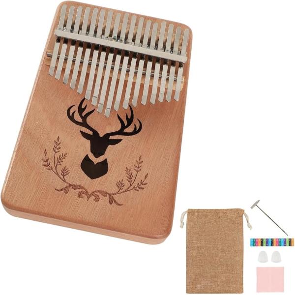 「手元で楽しむ癒しの演奏」大人から子供まで弾けるアフリカの民族楽器「カリンバ」。近年人気急上昇中の楽器として注目されており、親指を使って金属棒を弾くことでオルゴールのような美しい音色を奏でられます。「初心者に優しいセット」初めてカリンバに触...